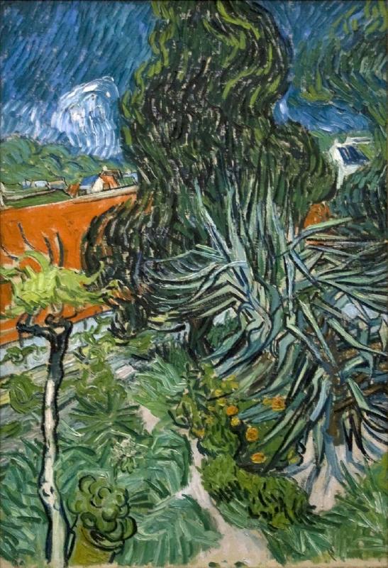 Doctor Gachets Garden in Auvers, Vincent Van Gogh